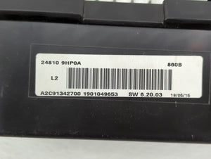 2015 Nissan Altima Instrument Cluster Speedometer Gauges P/N:24810 9HP0A B4 24810 9HP0A Fits OEM Used Auto Parts