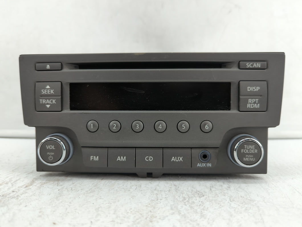 2013-2014 Nissan Sentra Radio AM FM Cd Player Receiver Replacement P/N:281853RA2A 3365M Fits 2013 2014 OEM Used Auto Parts