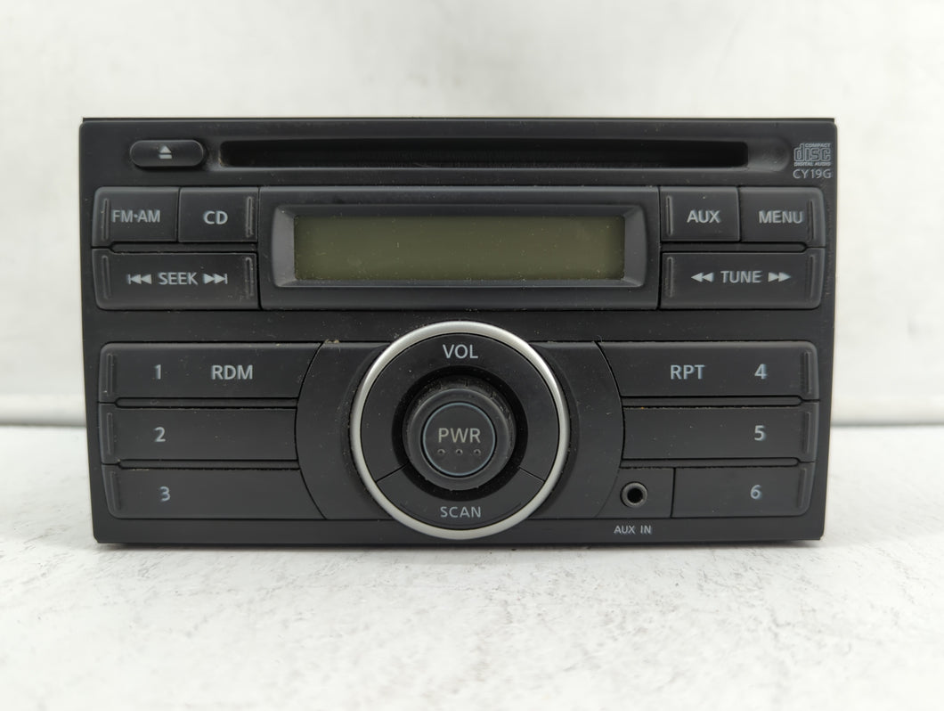 2012-2014 Nissan Versa Radio AM FM Cd Player Receiver Replacement P/N:28185 3AN0A 3089AA 7089956 Fits 2012 2013 2014 OEM Used Auto Parts