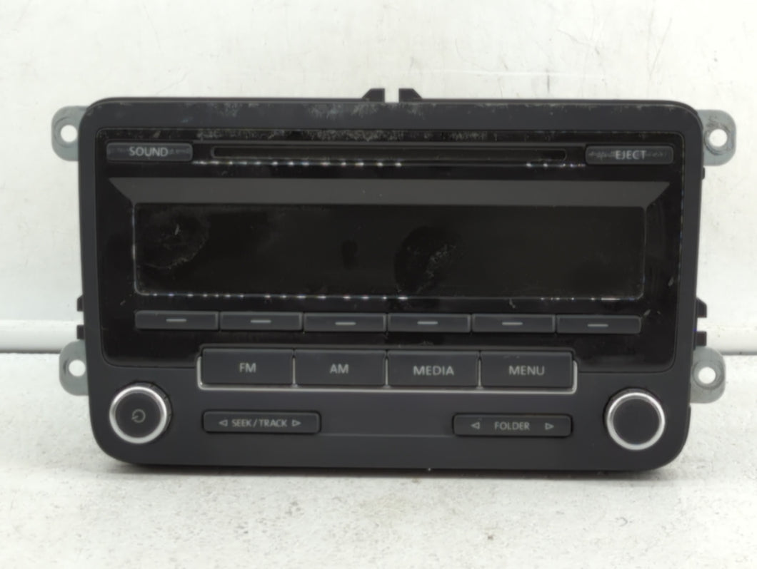 2009-2017 Volkswagen Tiguan Radio AM FM Cd Player Receiver Replacement P/N:1K0 035 188 F 5N0 035 164 D Fits OEM Used Auto Parts