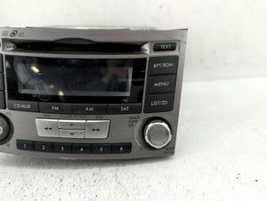 2012-2014 Subaru Legacy Radio AM FM Cd Player Receiver Replacement P/N:86201AJ61A Fits 2012 2013 2014 OEM Used Auto Parts