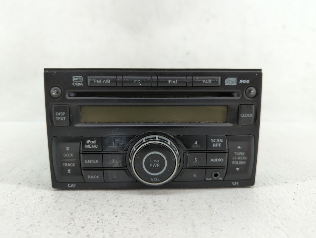 2011-2015 Nissan Rogue Radio AM FM Cd Player Receiver Replacement P/N:28185 1VK1A 28185 1VX2A Fits 2011 2012 2013 2014 2015 OEM Used Auto Parts