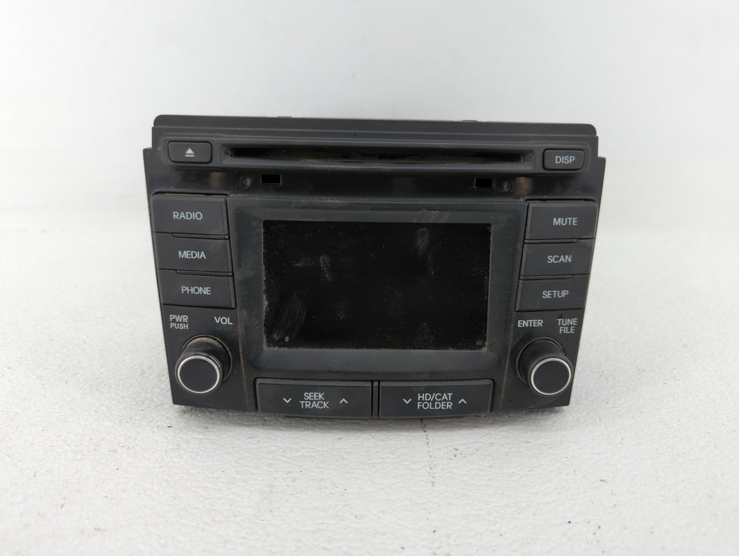 2014-2015 Hyundai Sonata Radio AM FM Cd Player Receiver Replacement P/N:96180-3Q8504X 96180-3Q8004X Fits 2014 2015 OEM Used Auto Parts