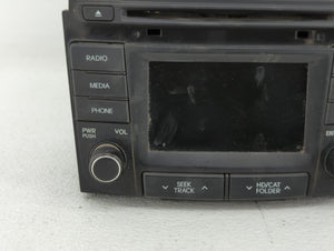 2014-2015 Hyundai Sonata Radio AM FM Cd Player Receiver Replacement P/N:96180-3Q8504X 96180-3Q8004X Fits 2014 2015 OEM Used Auto Parts