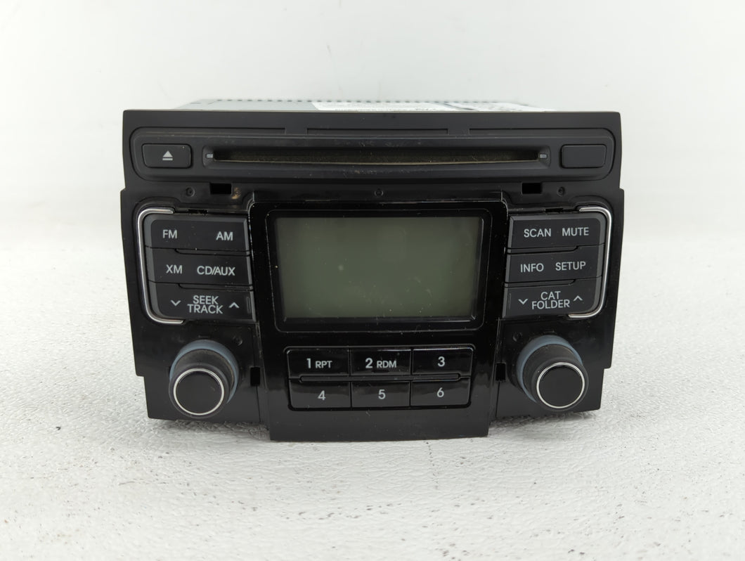 2011 Hyundai Sonata Radio AM FM Cd Player Receiver Replacement P/N:96180-3Q0014X 96180-3Q000 Fits OEM Used Auto Parts