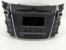 2016-2017 Hyundai Elantra Gt Radio AM FM Cd Player Receiver Replacement P/N:96170-A5260GU 96170-A5260GU Fits 2016 2017 OEM Used Auto Parts