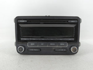 2014 Volkswagen Jetta Radio AM FM Cd Player Receiver Replacement P/N:1K0035164F 1K0 035 164 F Fits 2013 2015 OEM Used Auto Parts