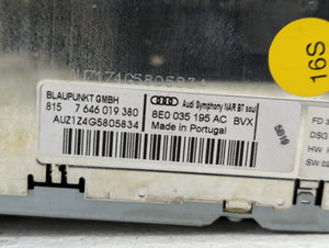 2008 Audi A4 Radio AM FM Cd Player Receiver Replacement P/N:8E0 035 192 J 8E0 035 195 AF Fits OEM Used Auto Parts