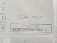 2010 Mazda 3 Fusebox Fuse Box Panel Relay Module P/N:BBM5-66761 BBM6-66791 Fits OEM Used Auto Parts