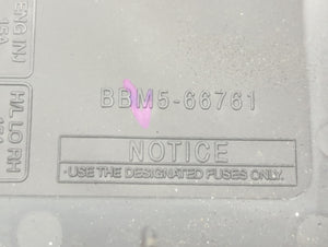 2010 Mazda 3 Fusebox Fuse Box Panel Relay Module P/N:BBM5-66761 BBM6-66791 Fits OEM Used Auto Parts