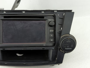 2013 Toyota Highlander Radio AM FM Cd Player Receiver Replacement P/N:86140-0E110 Fits OEM Used Auto Parts - Oemusedautoparts1.com