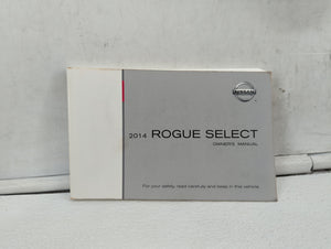 2014 Nissan Rogue Select Owners Manual Book Guide OEM Used Auto Parts