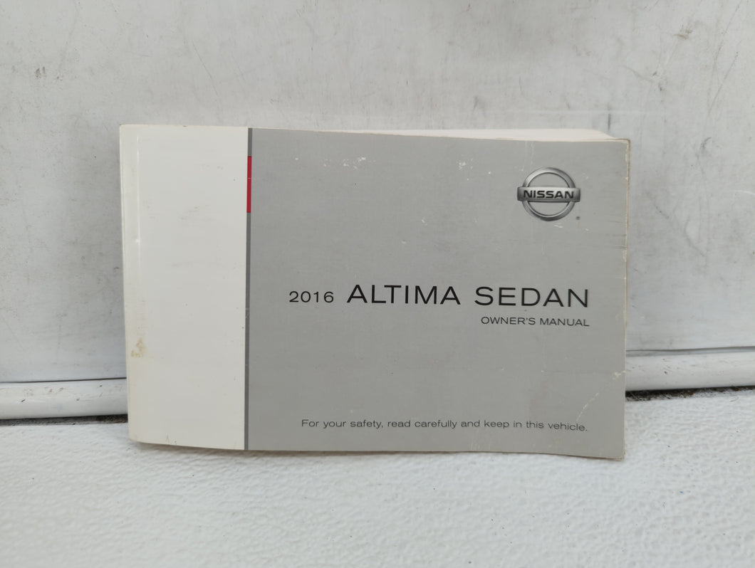 2016 Nissan Altima Owners Manual Book Guide OEM Used Auto Parts