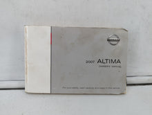 2007 Nissan Altima Owners Manual Book Guide OEM Used Auto Parts