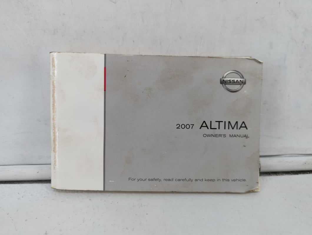 2007 Nissan Altima Owners Manual Book Guide OEM Used Auto Parts