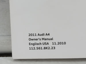 2011 Audi A4 Owners Manual Book Guide OEM Used Auto Parts