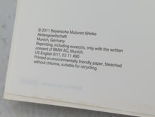 2012 Bmw 530i Owners Manual Book Guide OEM Used Auto Parts