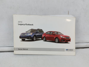 2013 Subaru Legacy Owners Manual Book Guide OEM Used Auto Parts