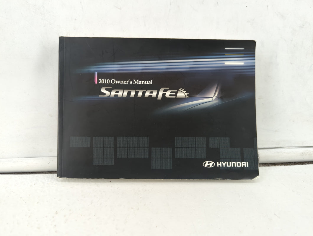 2010 Hyundai Santa Fe Owners Manual Book Guide OEM Used Auto Parts