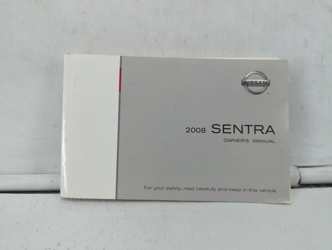 2008 Nissan Sentra Owners Manual Book Guide OEM Used Auto Parts