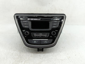 2014 Hyundai Elantra Radio AM FM Cd Player Receiver Replacement P/N:96170-3X156GU Fits OEM Used Auto Parts