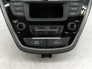 2014 Hyundai Elantra Radio AM FM Cd Player Receiver Replacement P/N:96170-3X156GU Fits OEM Used Auto Parts