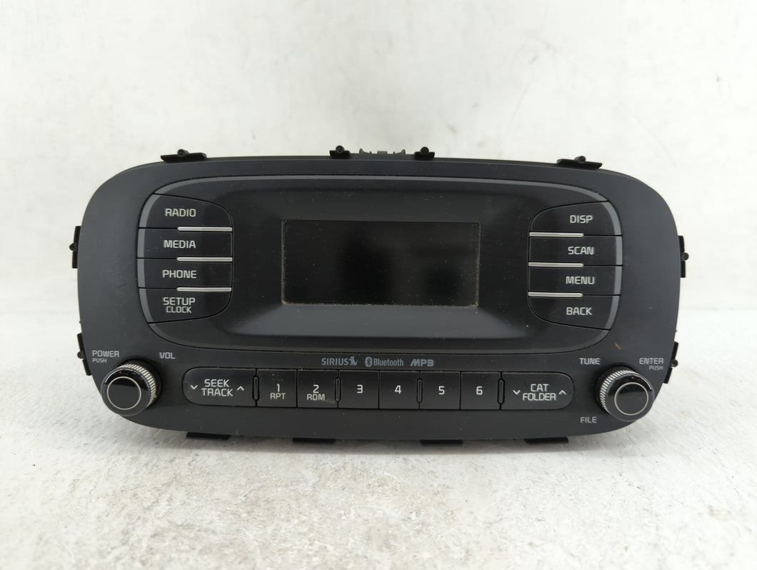 2014-2016 Kia Soul Radio AM FM Cd Player Receiver Replacement P/N:96180-B2200CA 96170B2090 Fits 2014 2015 2016 OEM Used Auto Parts