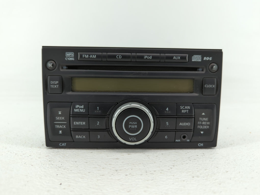 2011-2015 Nissan Rogue Radio AM FM Cd Player Receiver Replacement P/N:28185 1VK1A 28185 1VX2A Fits 2011 2012 2013 2014 2015 OEM Used Auto Parts