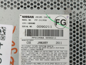 2011-2015 Nissan Rogue Radio AM FM Cd Player Receiver Replacement P/N:28185 1VK1A 28185 1VX2A Fits 2011 2012 2013 2014 2015 OEM Used Auto Parts