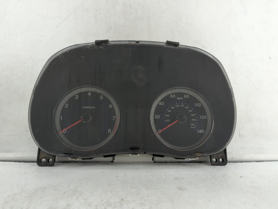 2012-2013 Hyundai Accent Instrument Cluster Speedometer Gauges P/N:94001-1R000 94001-1R020 Fits 2012 2013 OEM Used Auto Parts