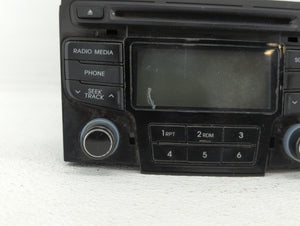 2012-2014 Hyundai Sonata Radio AM FM Cd Player Receiver Replacement P/N:96180-3Q700 96190-3Q600 Fits 2012 2013 2014 OEM Used Auto Parts