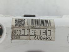 2006 Subaru Impreza Instrument Cluster Speedometer Gauges P/N:85002FE130 Fits OEM Used Auto Parts