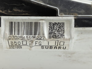 2008 Subaru Impreza Instrument Cluster Speedometer Gauges P/N:85002FG110 Fits OEM Used Auto Parts