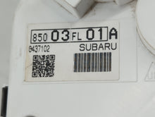 2017 Subaru Impreza Instrument Cluster Speedometer Gauges P/N:85003FL01A 85003FL20A Fits OEM Used Auto Parts