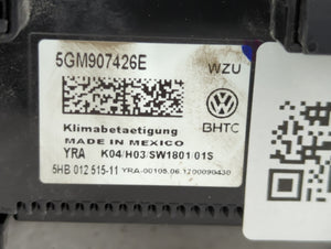2017 Volkswagen Golf Climate Control Module Temperature AC/Heater Replacement P/N:5GM907426E 5GM907426 Fits OEM Used Auto Parts