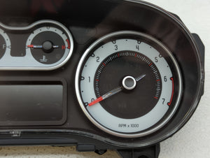 2014 Fiat 500 Instrument Cluster Speedometer Gauges P/N:51953204 51968251 Fits OEM Used Auto Parts