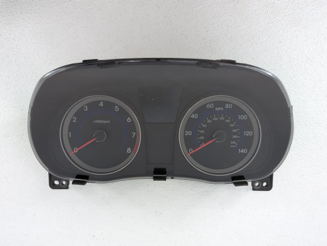 2012-2013 Hyundai Accent Instrument Cluster Speedometer Gauges P/N:94001-1R000 94001-1R020 Fits 2012 2013 OEM Used Auto Parts