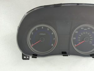 2012-2013 Hyundai Accent Instrument Cluster Speedometer Gauges P/N:94001-1R000 94001-1R020 Fits 2012 2013 OEM Used Auto Parts