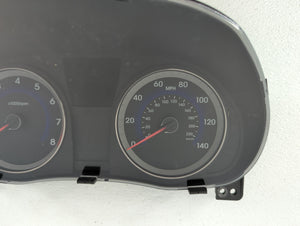 2012-2013 Hyundai Accent Instrument Cluster Speedometer Gauges P/N:94001-1R000 94001-1R020 Fits 2012 2013 OEM Used Auto Parts