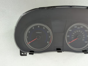 2012-2014 Hyundai Accent Instrument Cluster Speedometer Gauges P/N:94001-1R000 Fits 2012 2013 2014 OEM Used Auto Parts