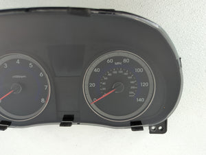 2012-2014 Hyundai Accent Instrument Cluster Speedometer Gauges P/N:94001-1R000 Fits 2012 2013 2014 OEM Used Auto Parts