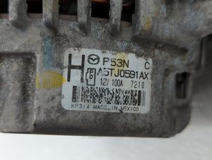 2014 Mazda 3 Alternator Replacement Generator Charging Assembly Engine OEM P/N:P51X A5TJ 0591ZT PEDD A5TL0491 Fits 2013 OEM Used Auto Parts