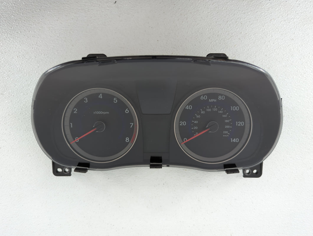 2013-2014 Hyundai Accent Instrument Cluster Speedometer Gauges P/N:94001-1R005 Fits 2013 2014 OEM Used Auto Parts