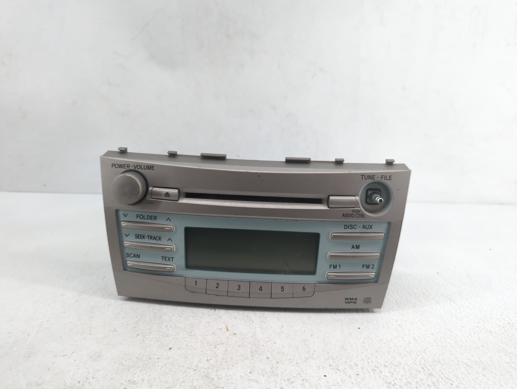 2007-2009 Toyota Camry Radio AM FM Cd Player Receiver Replacement P/N:86120-06180 86120-06181 Fits 2007 2008 2009 OEM Used Auto Parts