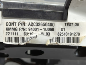 2012-2013 Kia Sorento Instrument Cluster Speedometer Gauges P/N:94001-1U060 A2C32650400 Fits 2012 2013 OEM Used Auto Parts