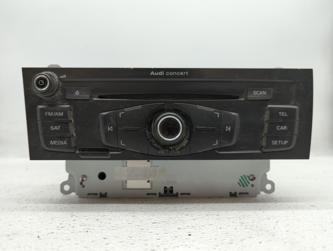 2010-2012 Audi A4 Radio AM FM Cd Player Receiver Replacement P/N:8T1 035 186 R 8T1 035 664 A Fits OEM Used Auto Parts