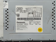 2010-2012 Audi A4 Radio AM FM Cd Player Receiver Replacement P/N:8T1 035 186 R 8T1 035 664 A Fits OEM Used Auto Parts