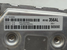 2017 Fiat 500 PCM Engine Computer ECU ECM PCU OEM P/N:P05192356AG P68086287AE Fits OEM Used Auto Parts