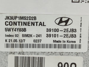 2013 Hyundai Elantra PCM Engine Computer ECU ECM PCU OEM P/N:39100-2EJB3 39102-2EJB3 Fits OEM Used Auto Parts