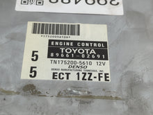 2000 Toyota Corolla PCM Engine Computer ECU ECM PCU OEM P/N:89661-02691 Fits OEM Used Auto Parts